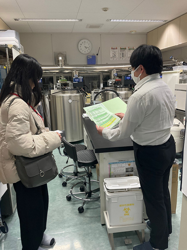 保管者様が施設見学にいらっしゃいました。